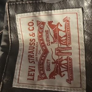 Levis men's pleather jacket